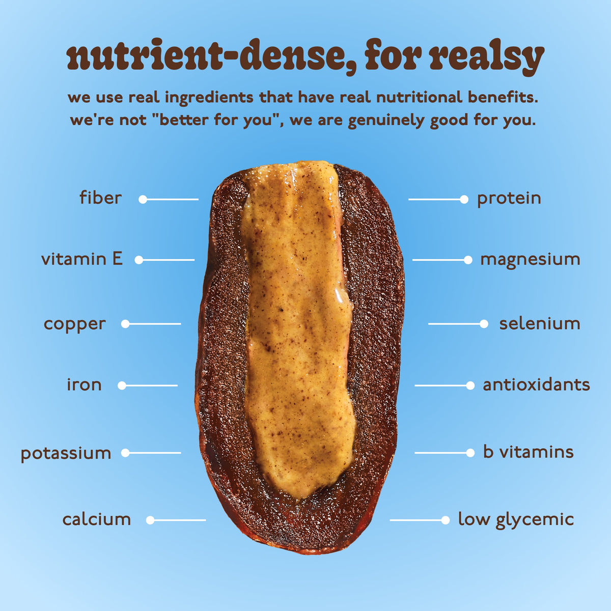 Peanut Butter Dates | Individually Wrapped