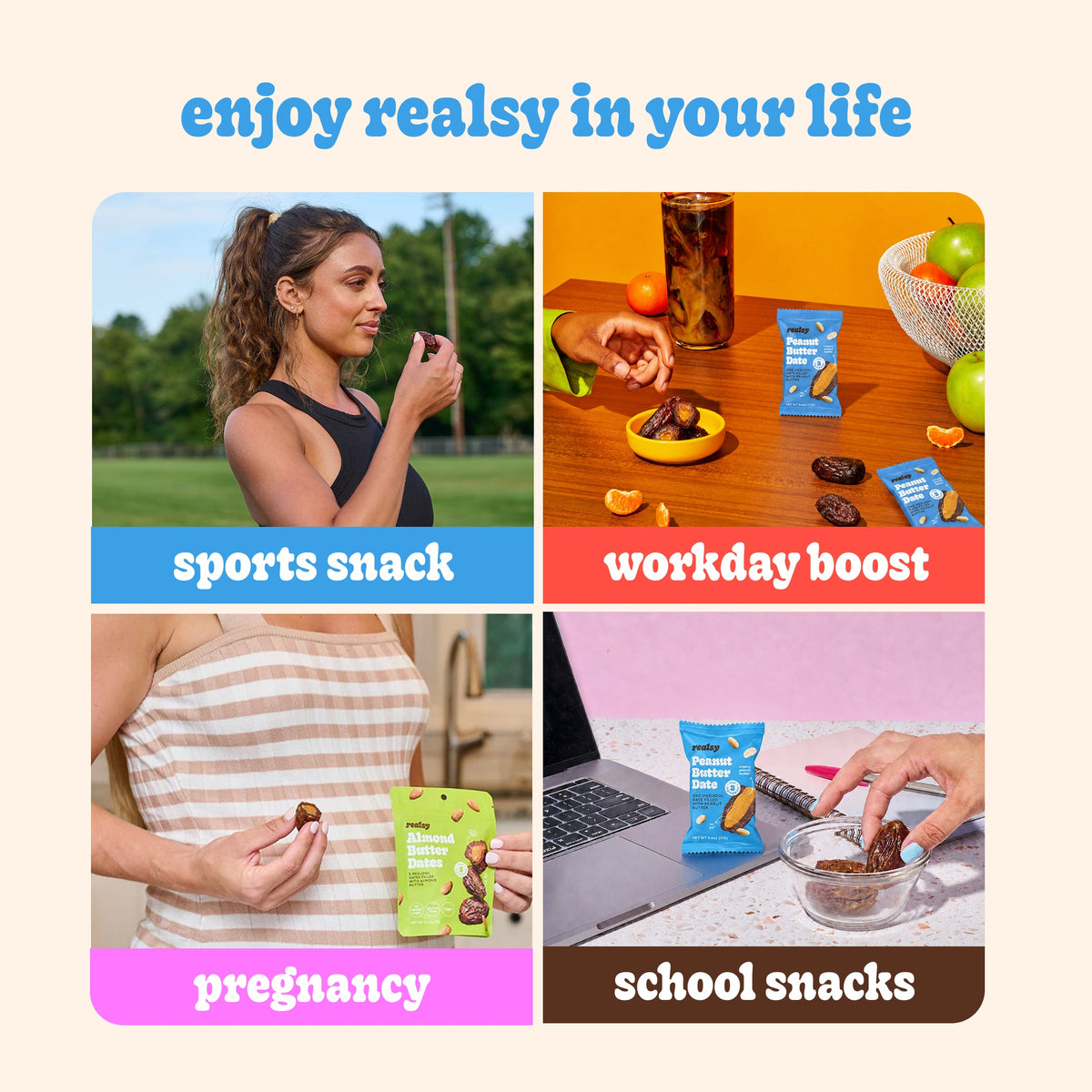 Peanut Butter Dates | Individually Wrapped