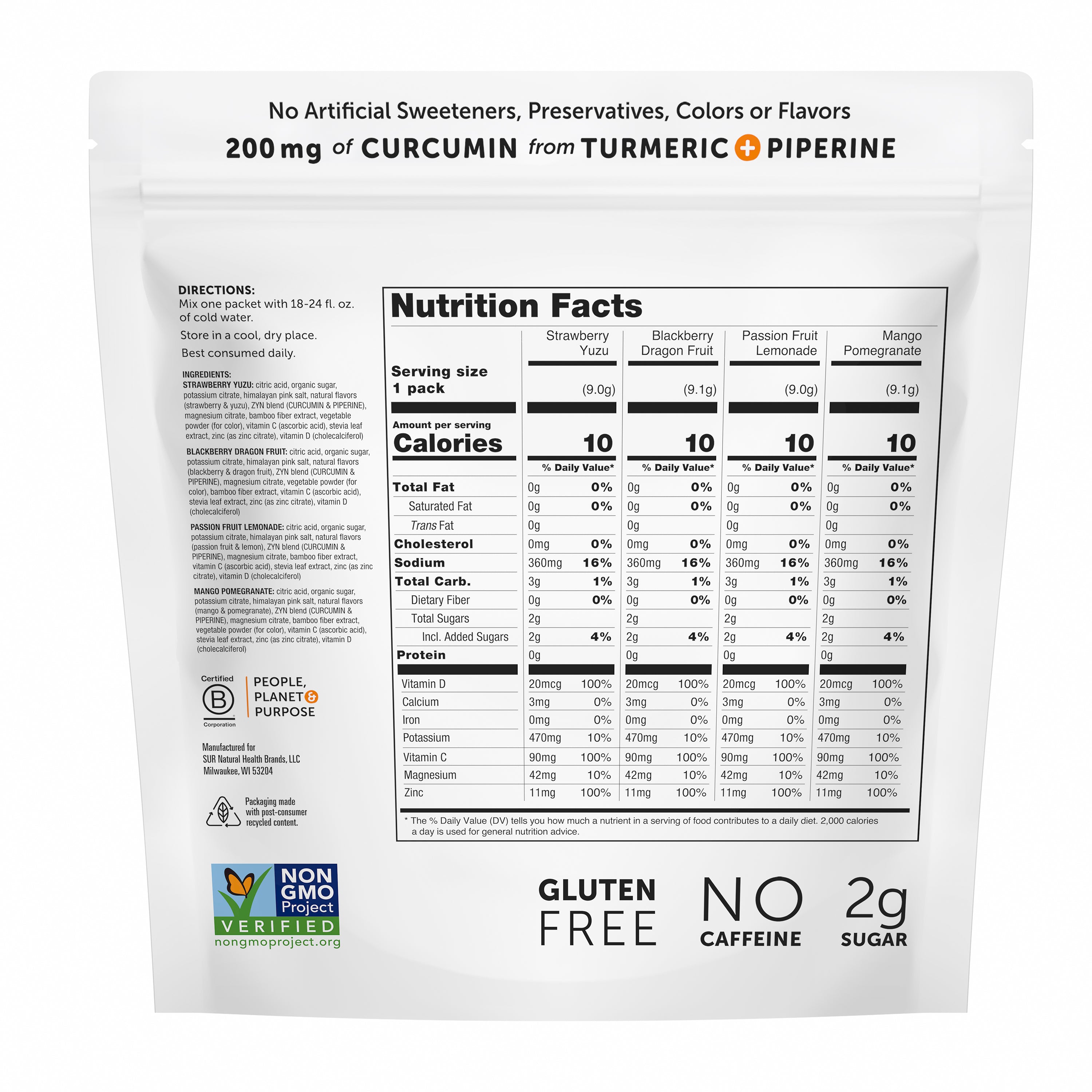 Turmeric Electrolyte Drink Mix