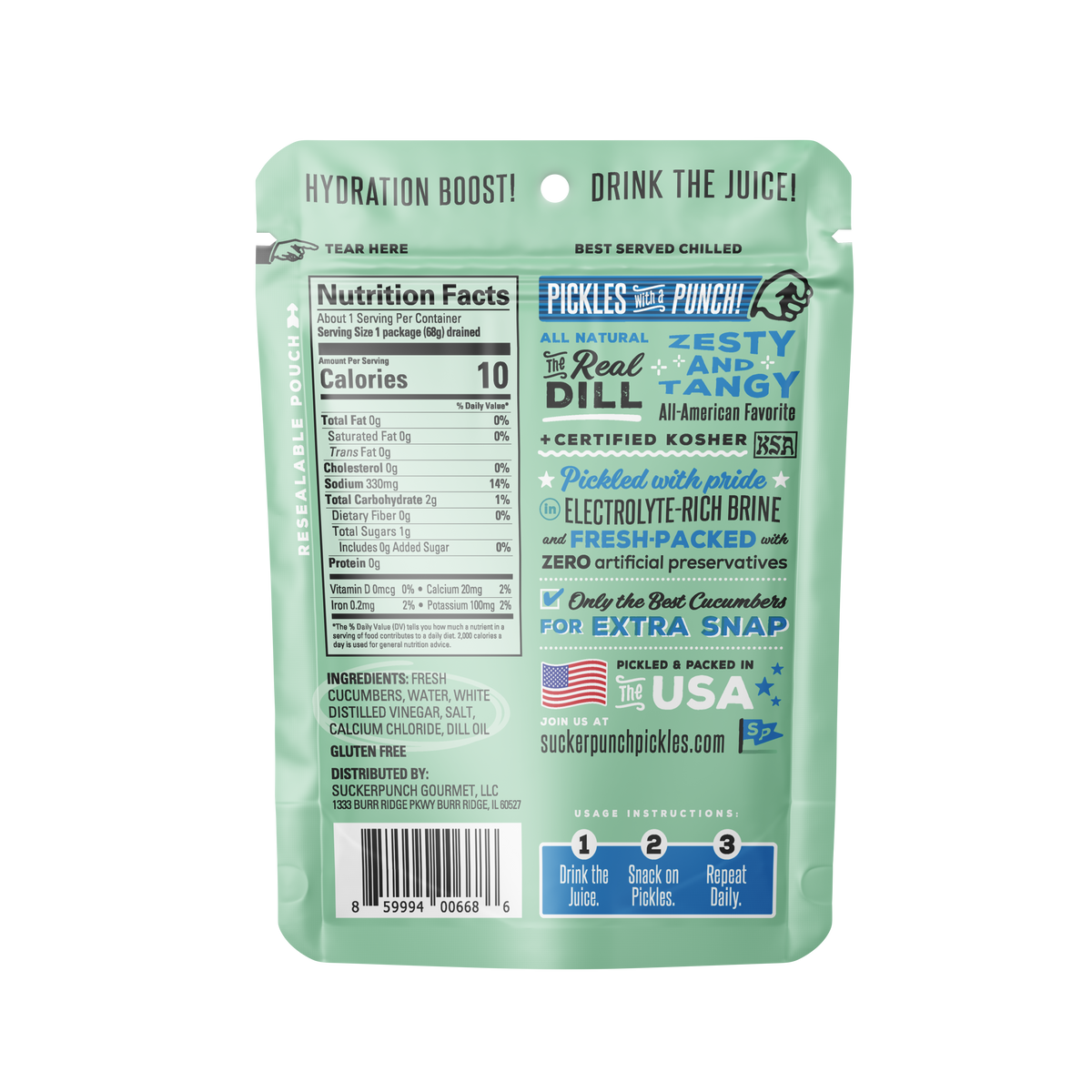 Classic Kosher Dill Snack Pack