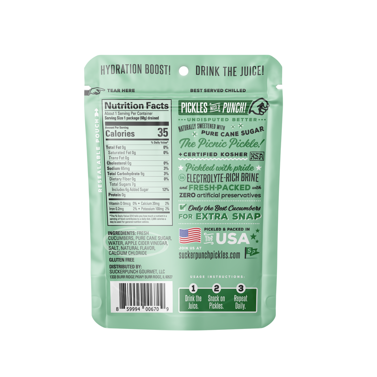 Sweet Bread & Butter Snack Pack