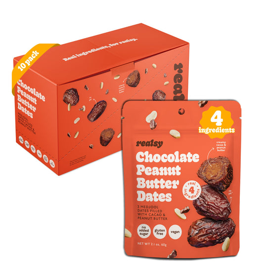 Chocolate Peanut Butter-Filled Dates | Snack Packs