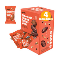 Chocolate Peanut Butter-Filled Dates | Individually Wrapped