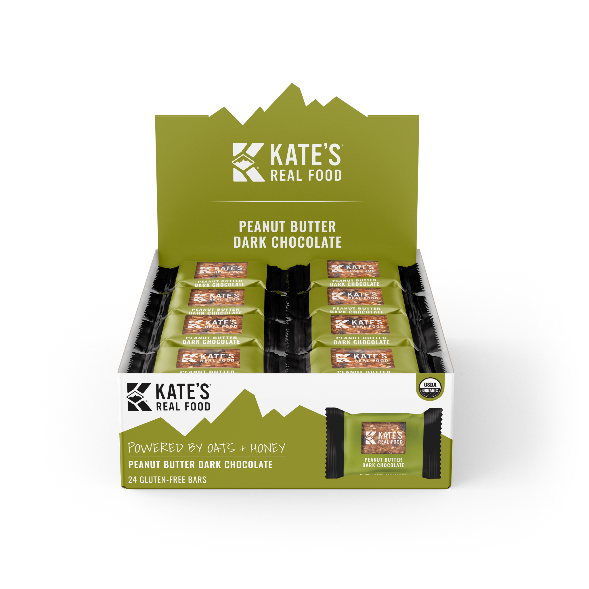 Peanut Butter Dark Chocolate Kids Bars