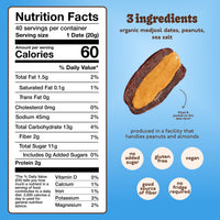 Peanut Butter Dates | Individually Wrapped