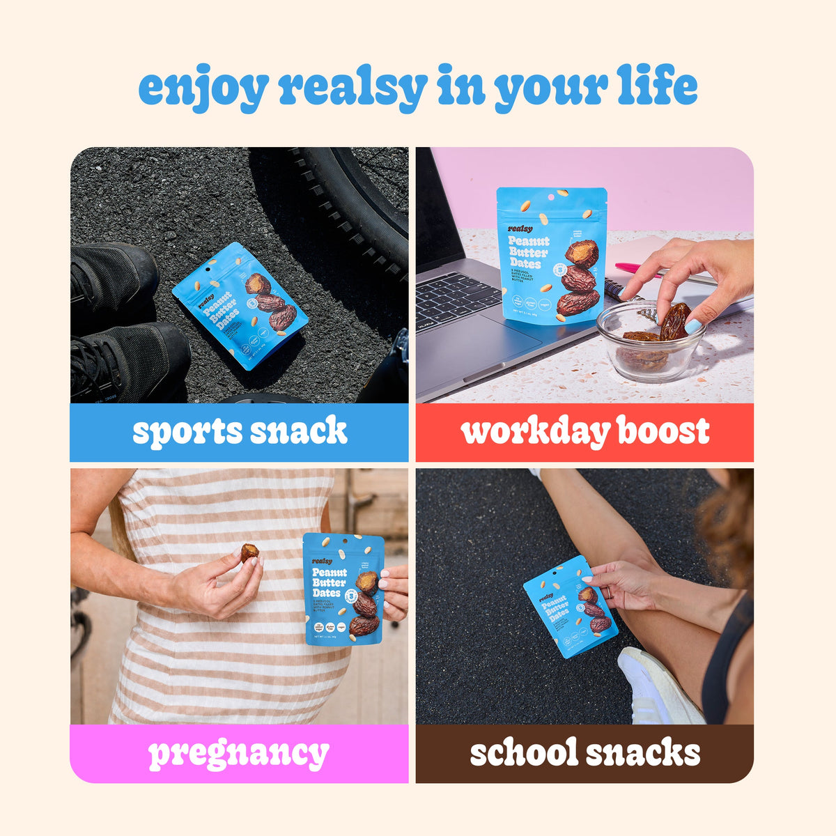 Peanut Butter-Filled Dates | Snack Packs