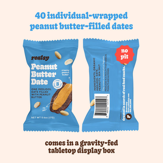 Peanut Butter Dates | Individually Wrapped