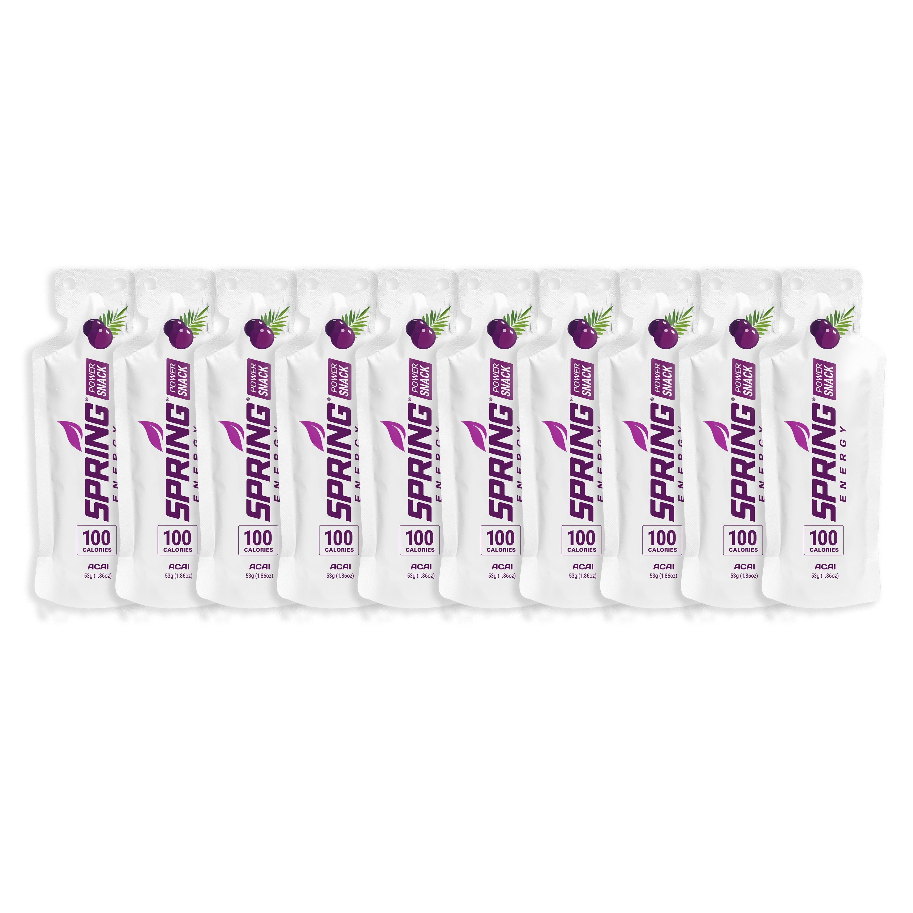 Acai Power Snack (Vegan) 100 Kcal - A Light Energy Gel For Daily Training