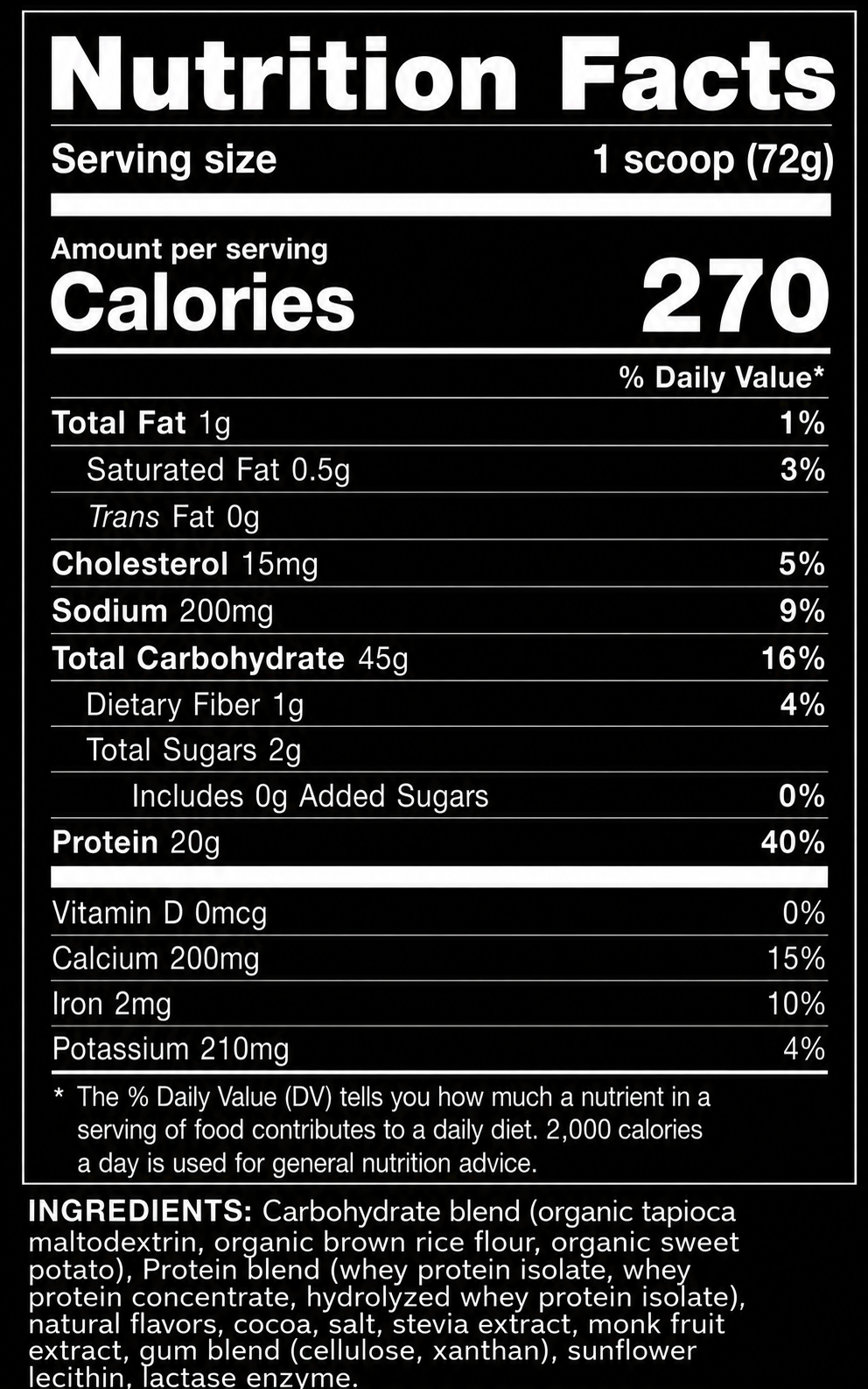 Chocolate Athletic Fuel Pouch