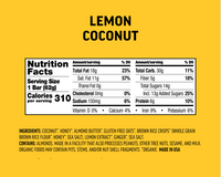 Lemon Coconut Energy Bar