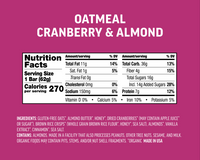 Oatmeal Cranberry & Almond Energy Bar