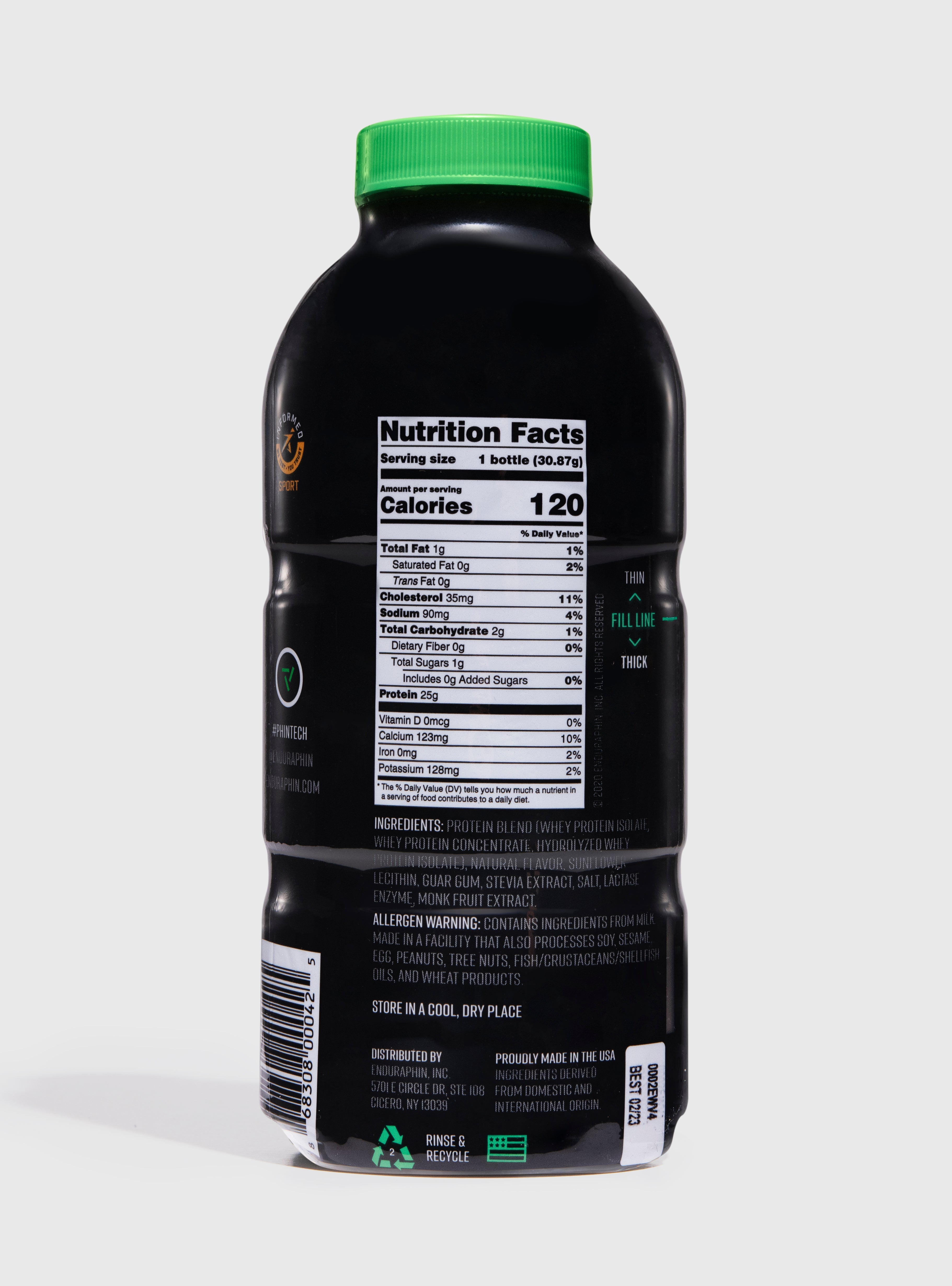 Vanilla Whey Protein PHINTECH™ Bottle