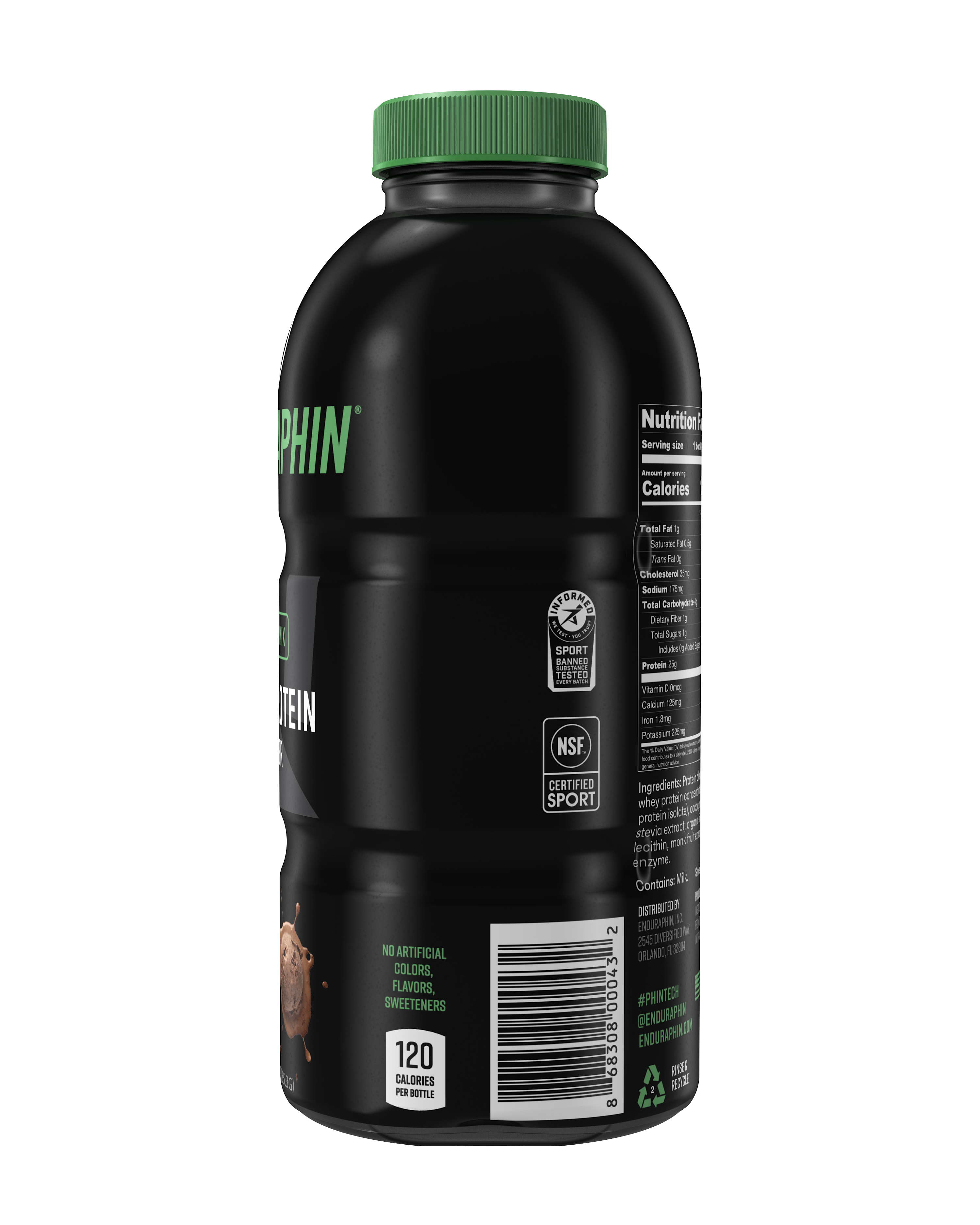 Chocolate Whey Protein PHINTECH™ Bottle