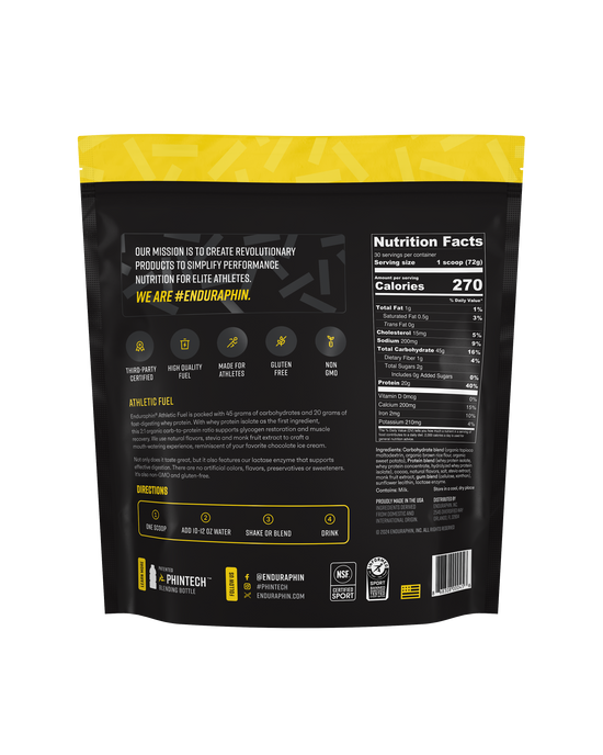 Chocolate Athletic Fuel Pouch