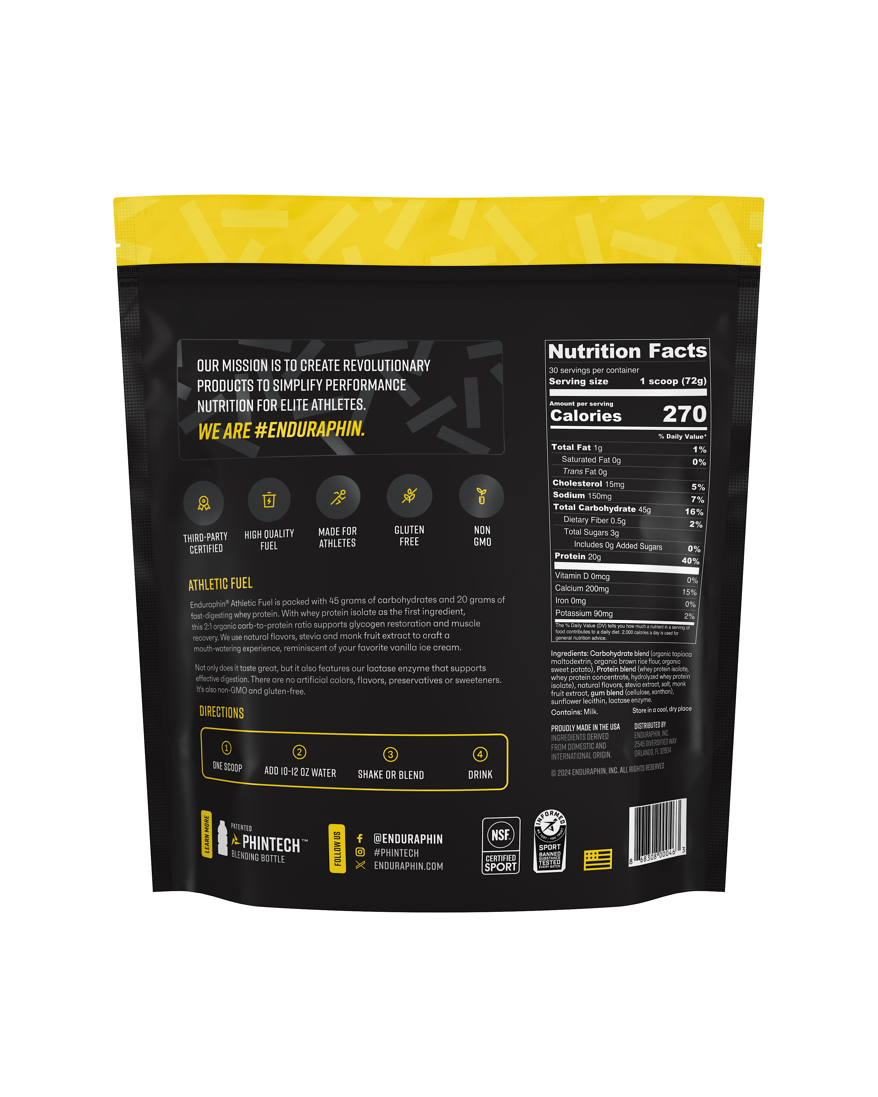Vanilla Athletic Fuel Pouch