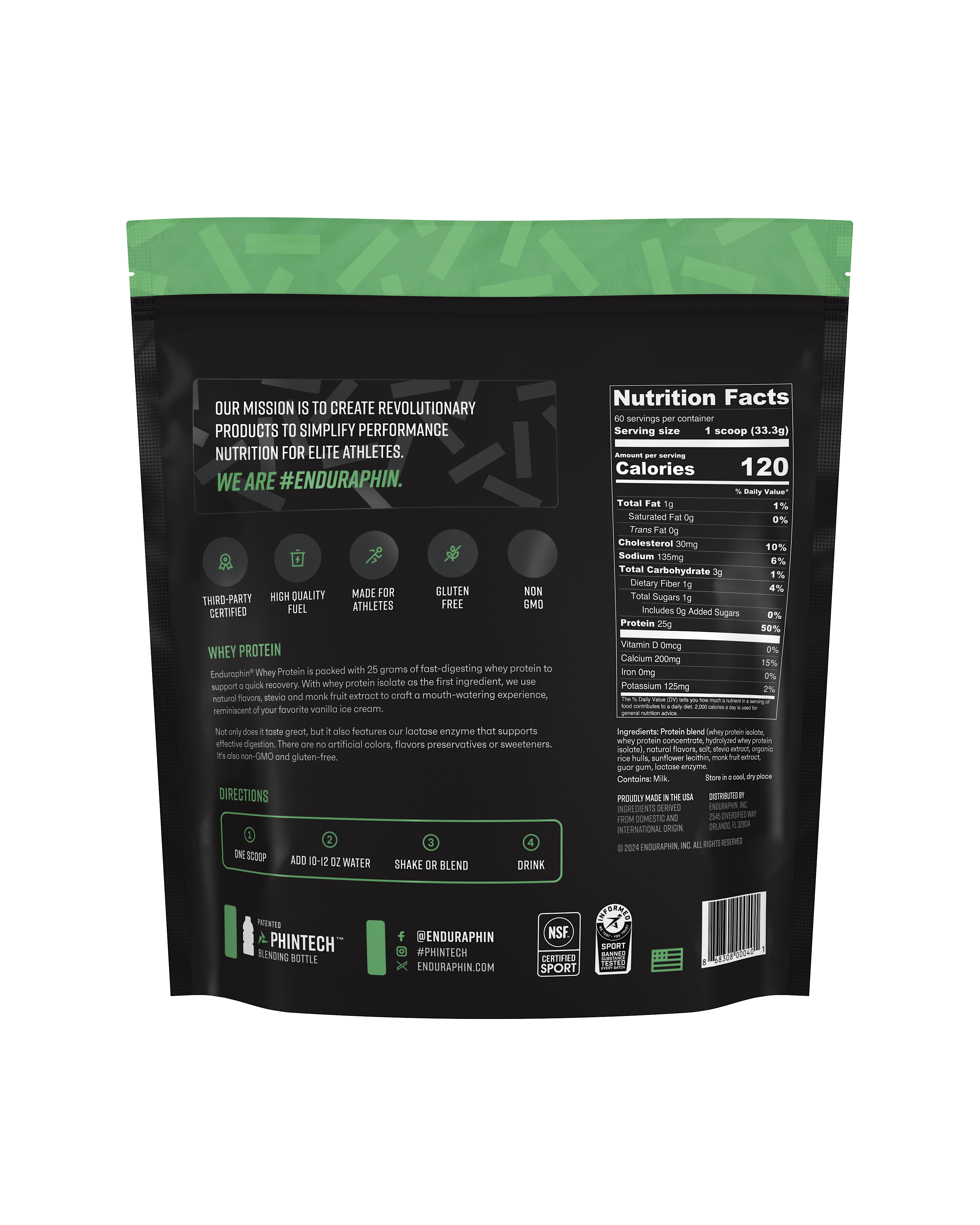 Vanilla Whey Protein Pouch