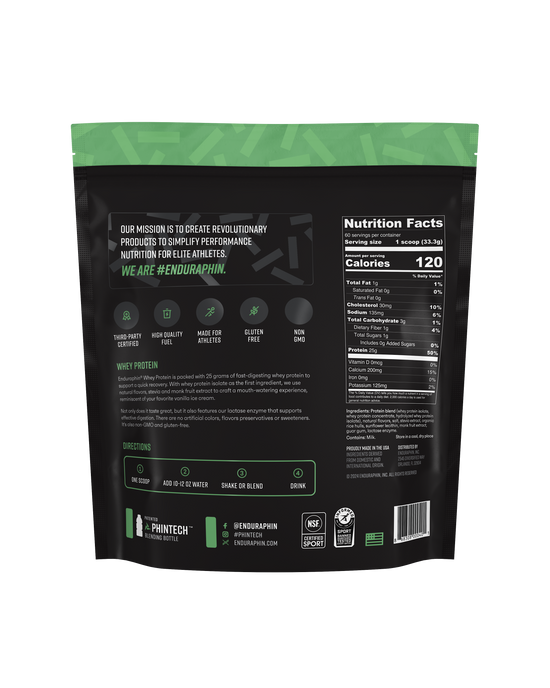 Vanilla Whey Protein Pouch