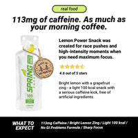 Lemon Power Snack with 113 mg of Caffeine 100 Kcal