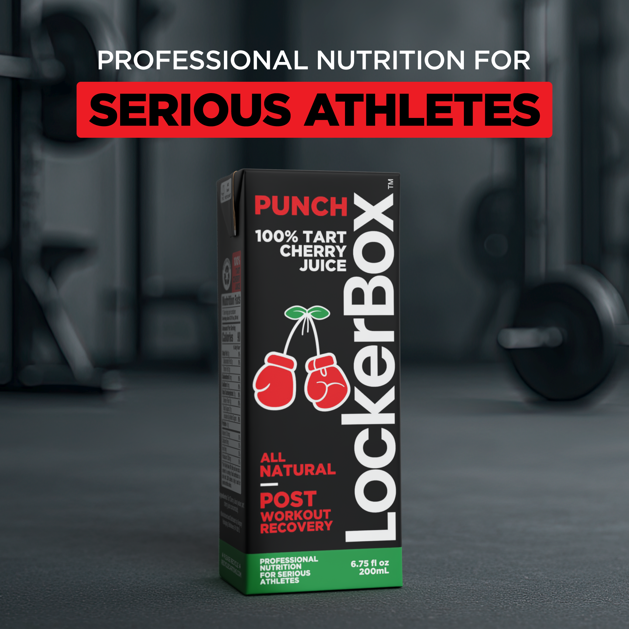 PUNCH 100% Tart Cherry Juice - 1 Case (40 Pack) PSC