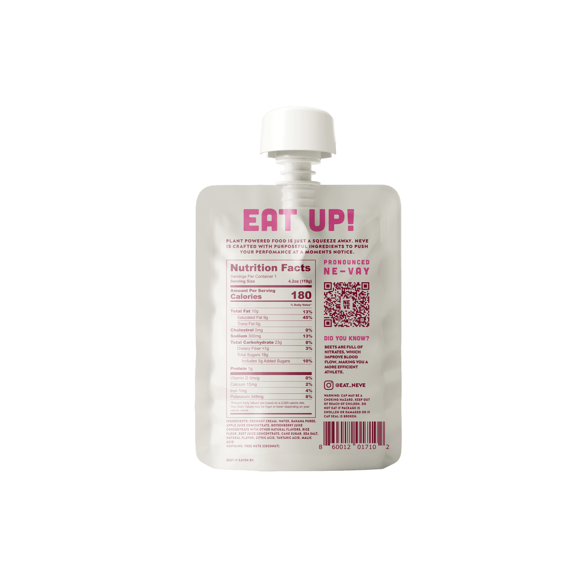 Boysenberry Beet Plant-Based Energy Smoothie Pouch