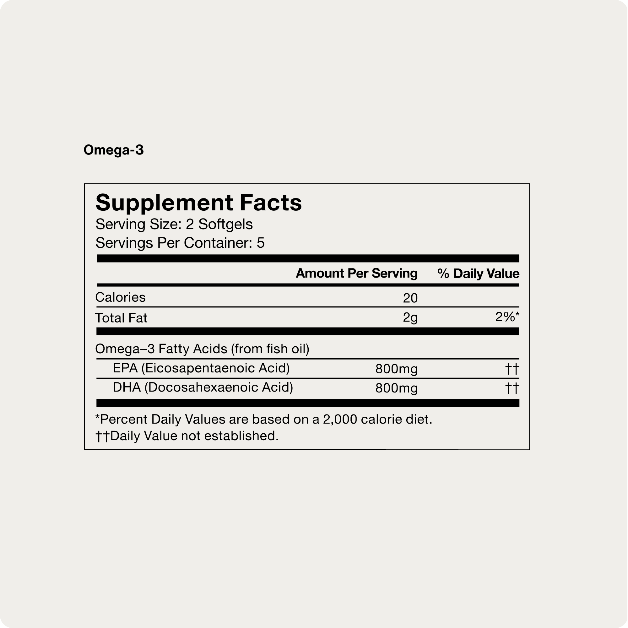 Omega-3 Travel Packs