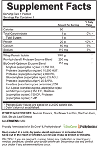 Whey Protein - Vanilla (12 Single-Serve Pouches)