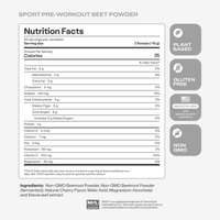Humann Sport Pre-Workout Powder (Formerly SuperBeets Sport)