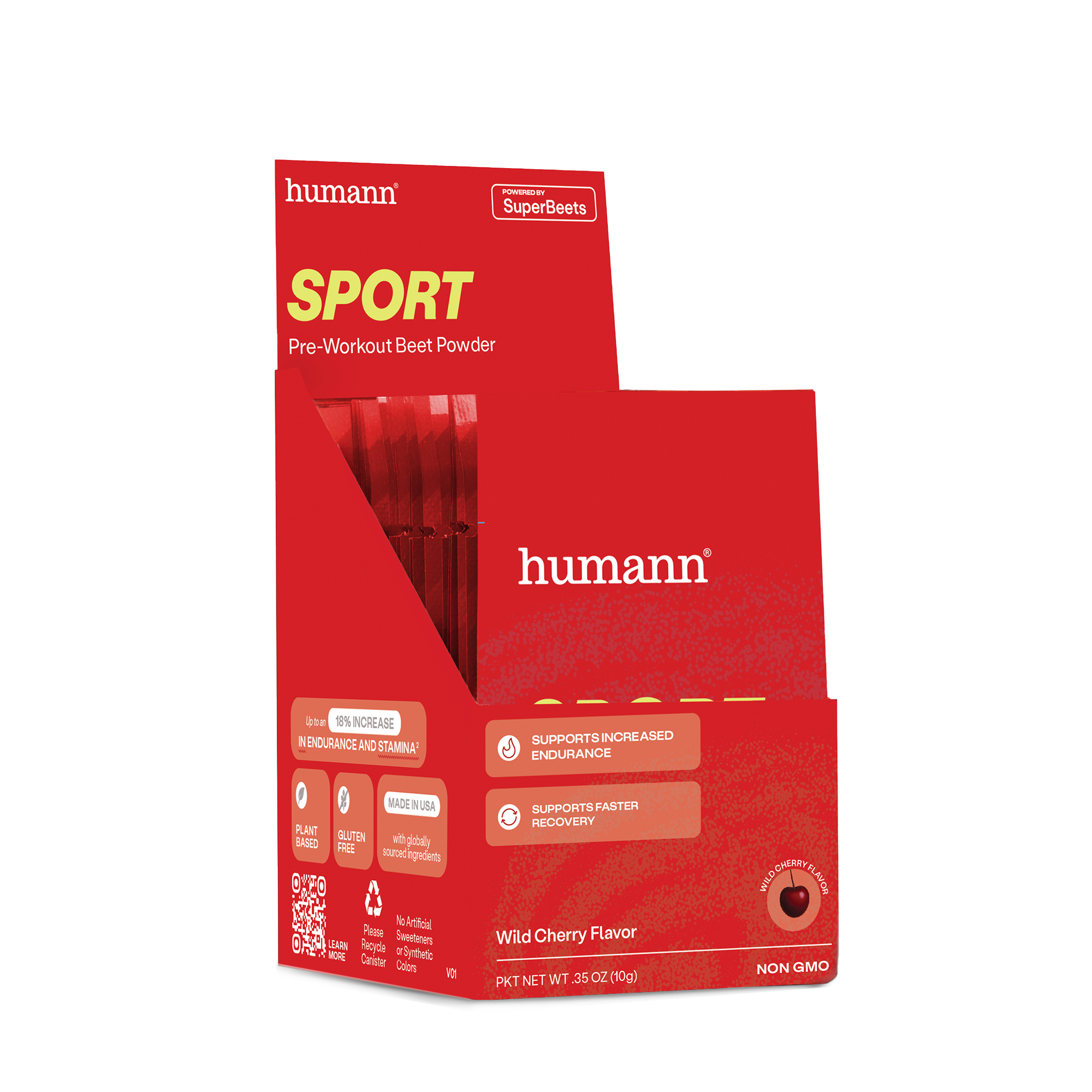 Humann Sport Pre-Workout Travel Packets (10 ct.)