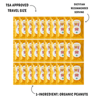 NAKED Organic Peanut Butter Single Serve Packets