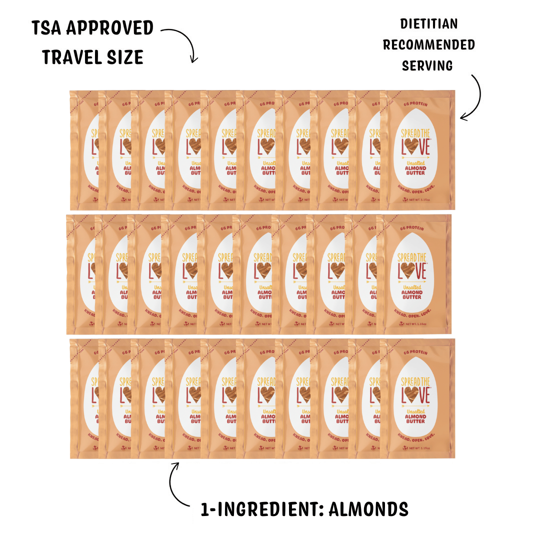 UNSALTED Almond Butter Single-Serve Packets