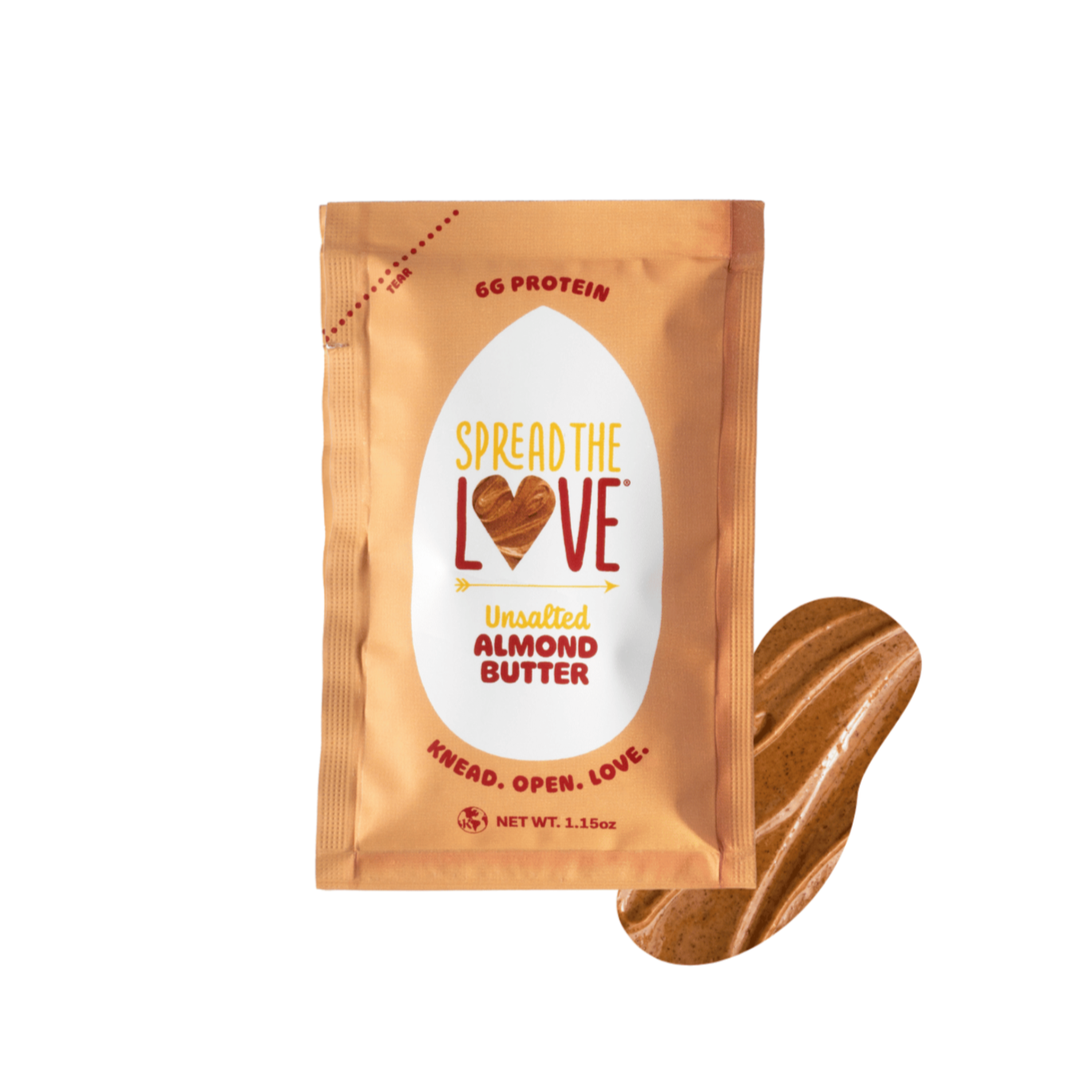 UNSALTED Almond Butter Single-Serve Packets