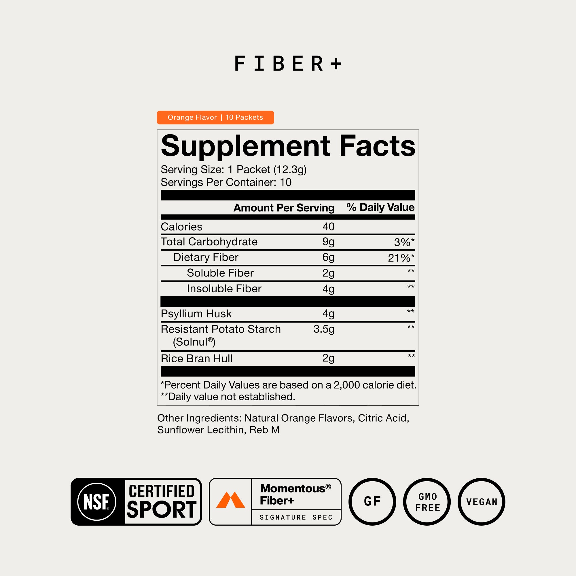 Fiber+ 10-Travel Packs