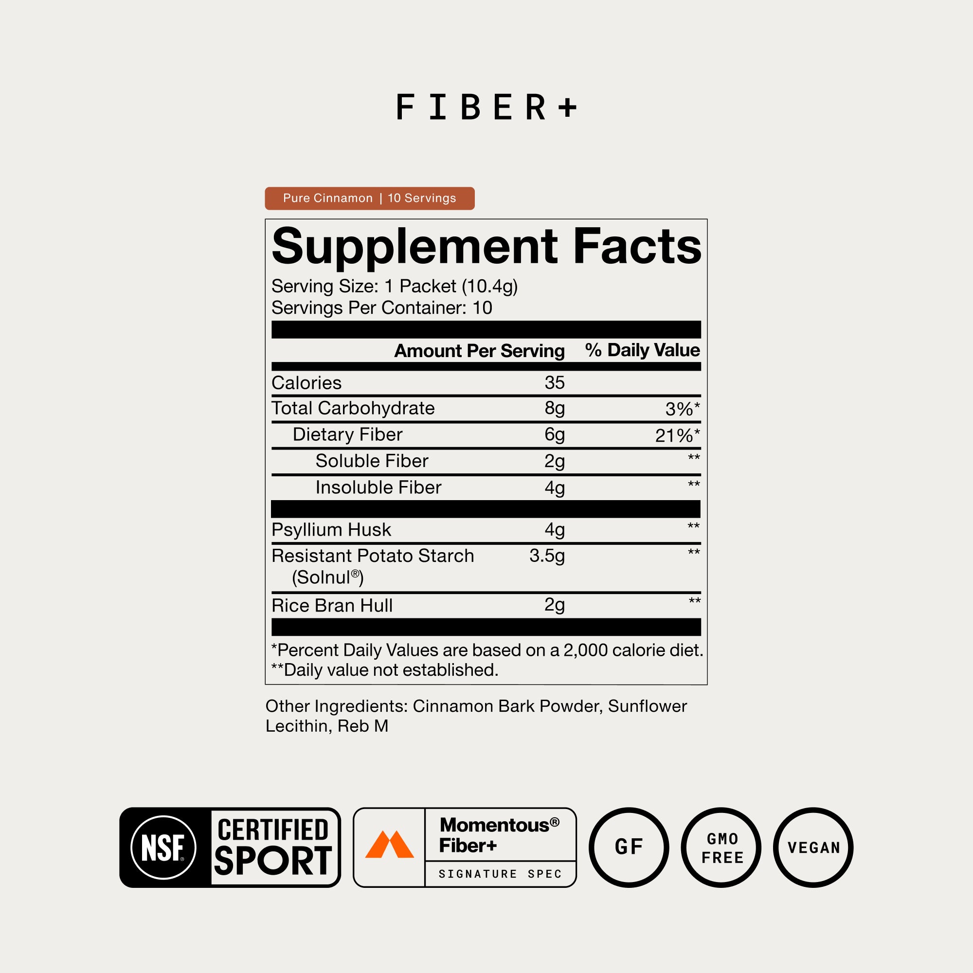 Fiber+ 10-Travel Packs