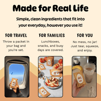 UNSALTED Almond Butter Single Serve Packets
