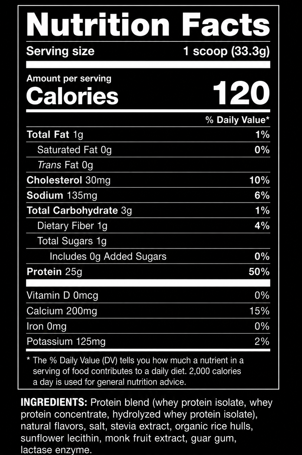 Vanilla Whey Protein Pouch
