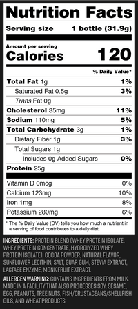 Chocolate Whey Protein PHINTECH™ Bottle