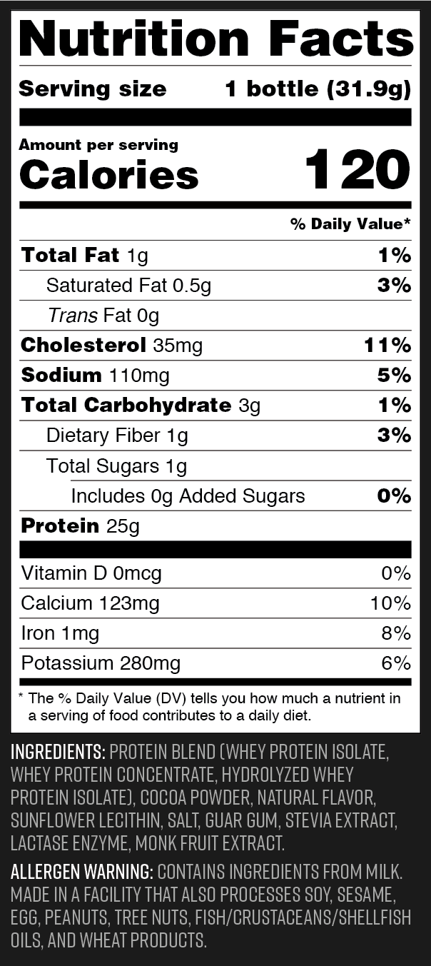 Chocolate Whey Protein PHINTECH™ Bottle