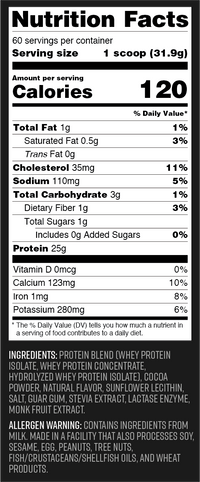 Chocolate Whey Protein Pouch