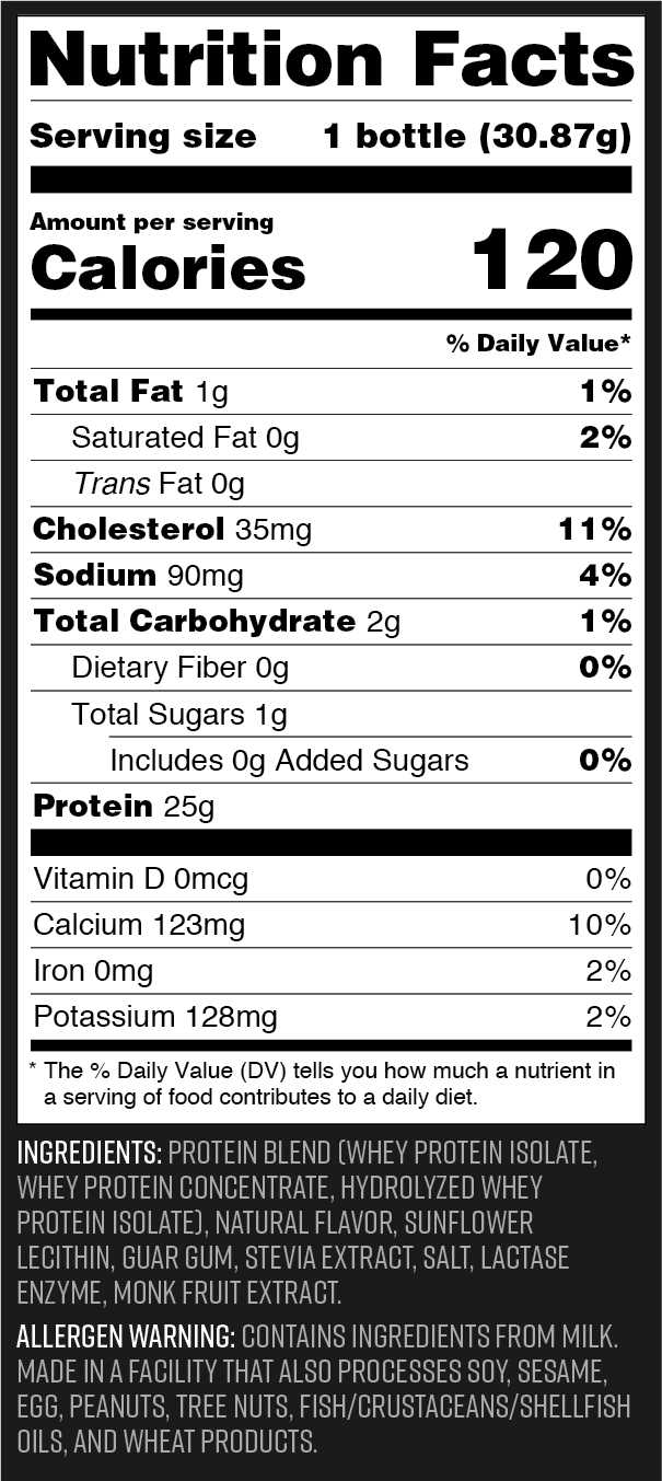Vanilla Whey Protein PHINTECH™ Bottle