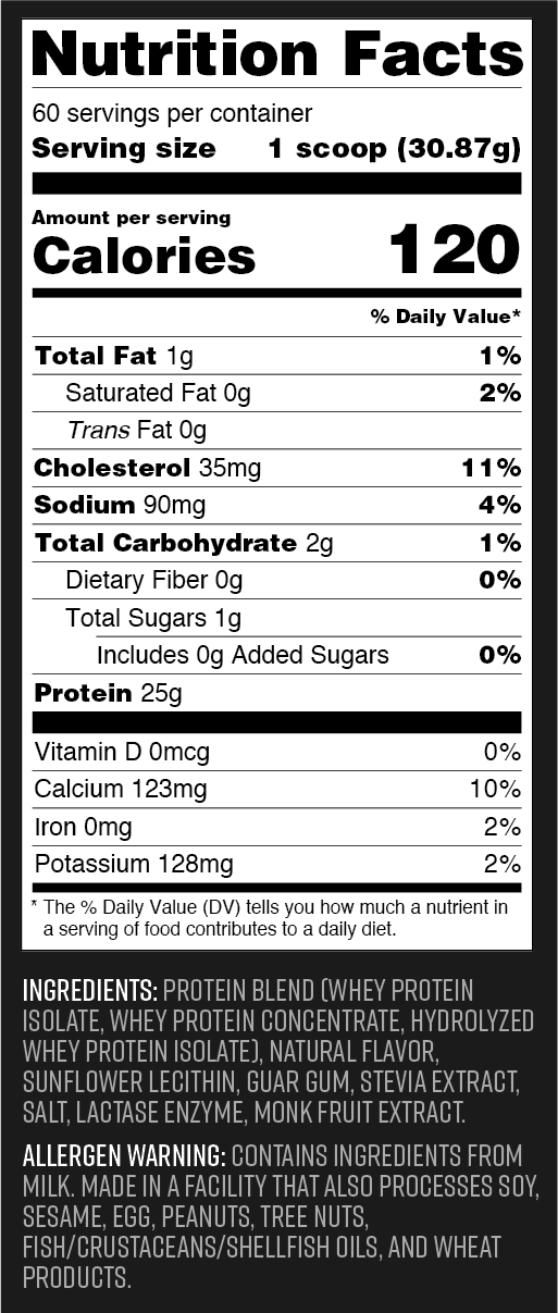 Vanilla Whey Protein Pouch