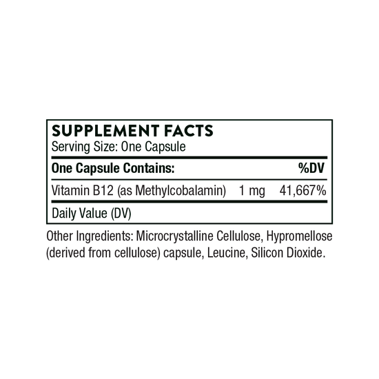 Vitamin B12 - 60 Servings