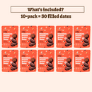 Chocolate Peanut Butter Dates | Snack Packs