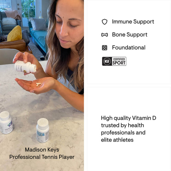 Vitamin D-5,000 - NSF Certified for Sport - 60 Servings