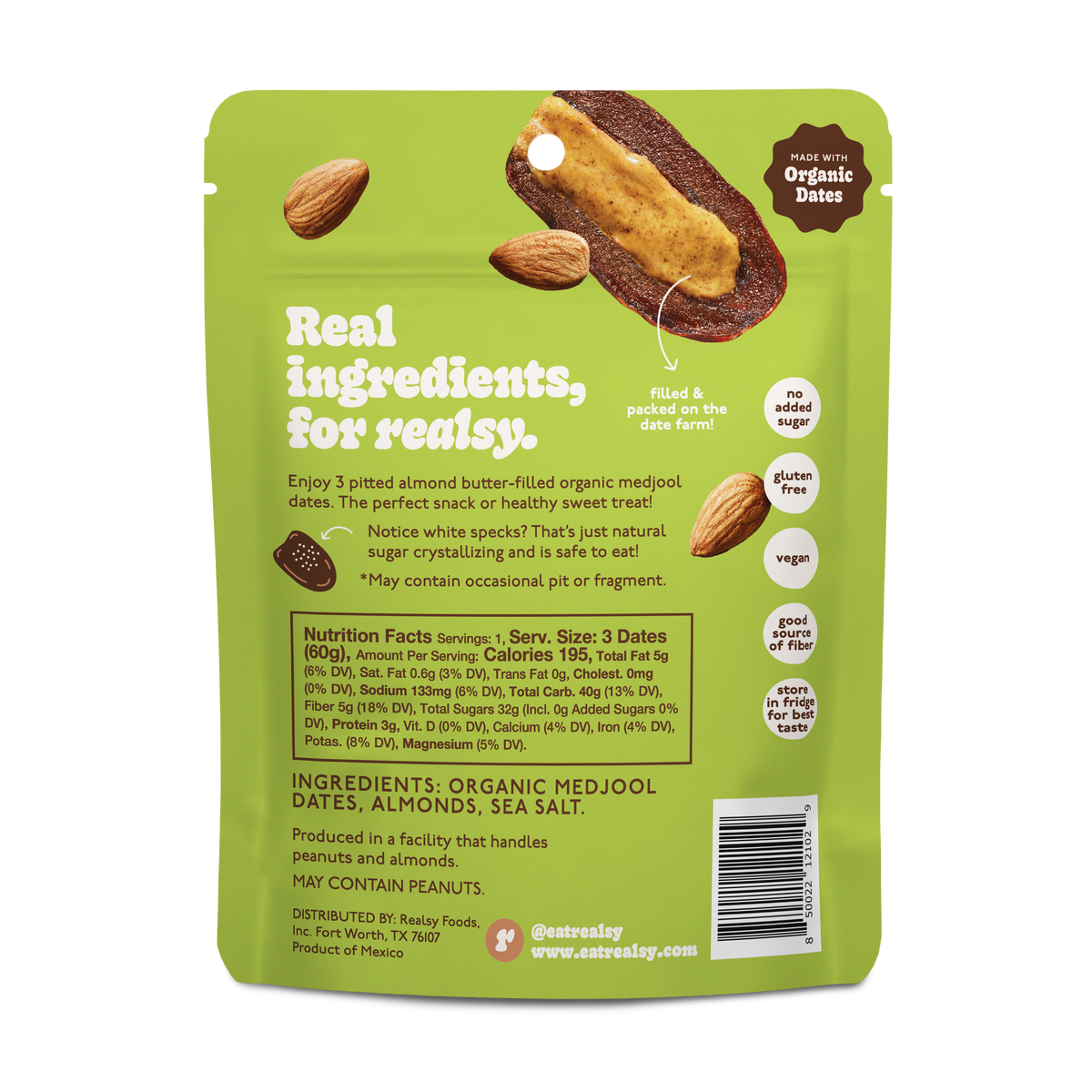 Almond Butter-Filled Dates | Snack Packs