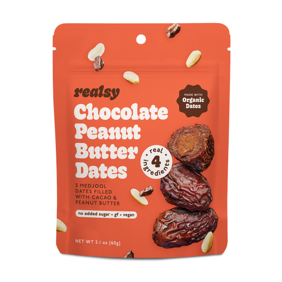 Chocolate Peanut Butter-Filled Dates | Snack Packs